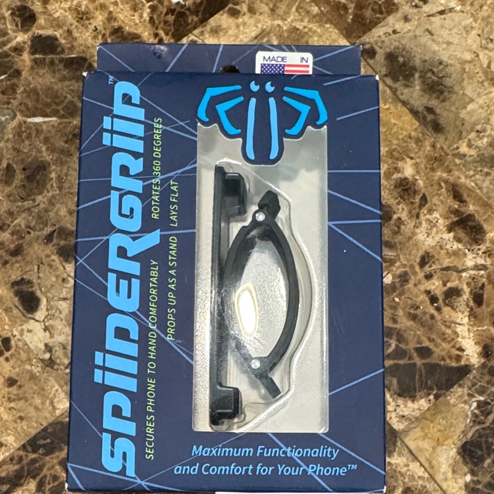 SpiiderGriip Phone Holder in Black